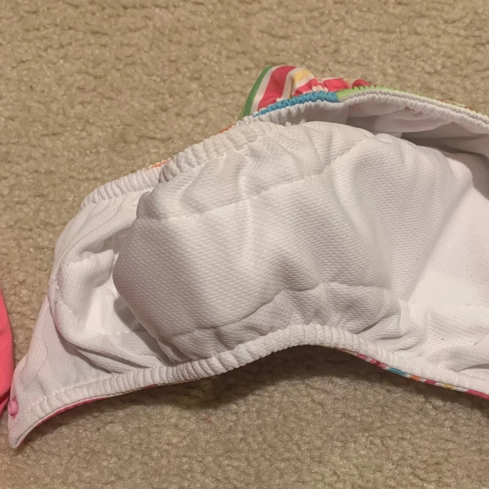 i play. Pink and Multicolor Diaper Covers